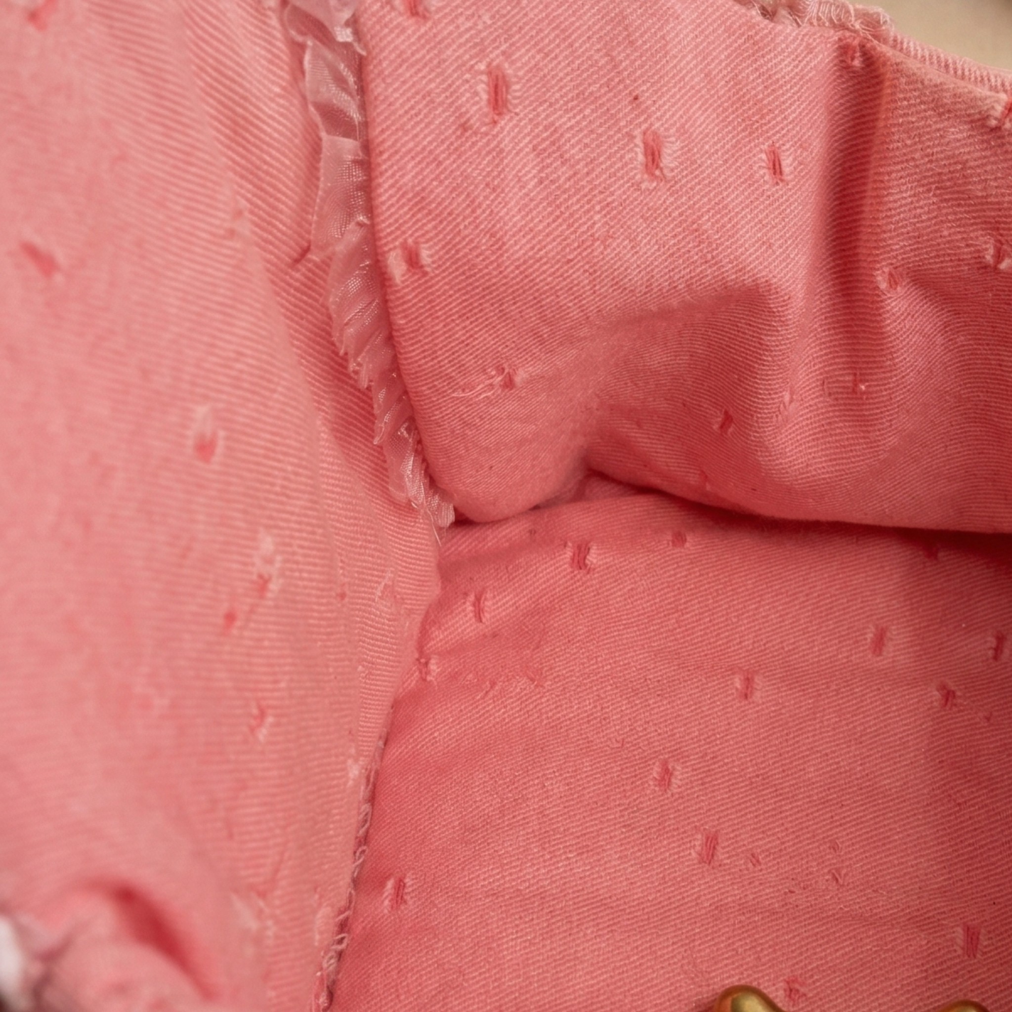 Denim Pink Tote Bag
